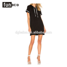 Femmes noir personnalisé couleur casual t-shirt sport robe Femmes noir personnalisé couleur casual t-shirt sport robe casual robe